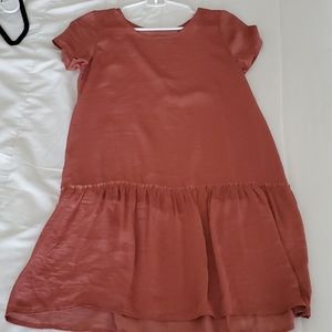 Copper tunic dress